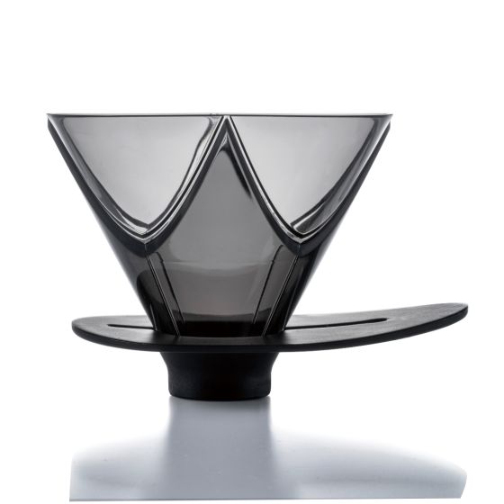 Hario V60 One Pour Dripper MUGEN, Clear Black