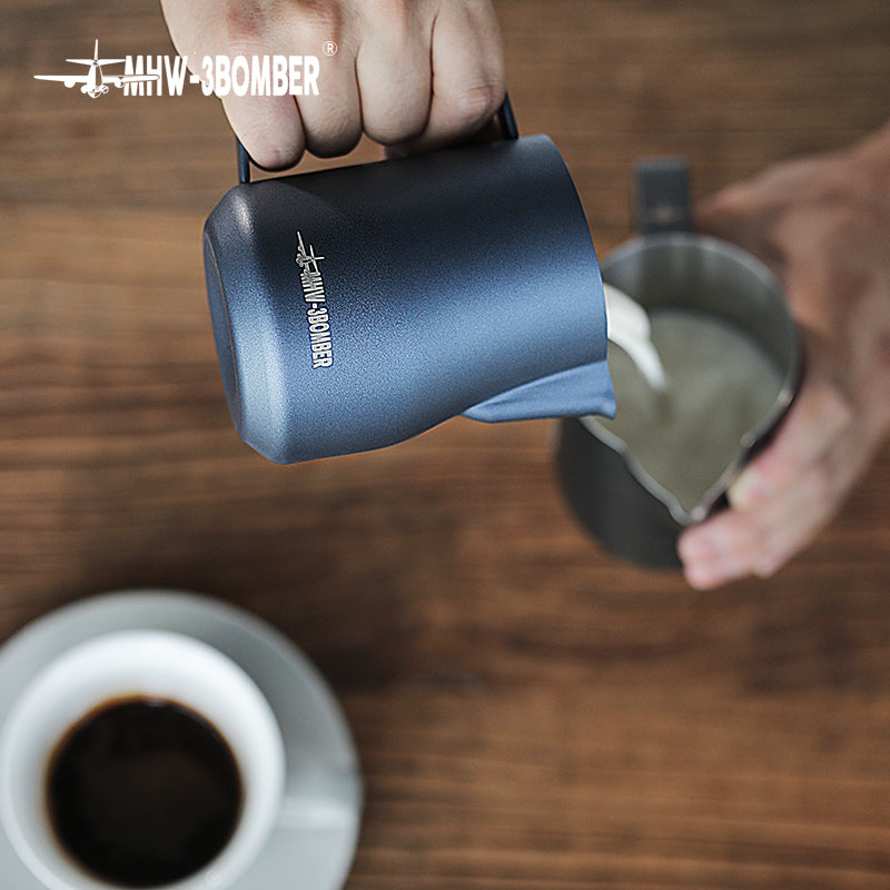 Turbo milk pitcher