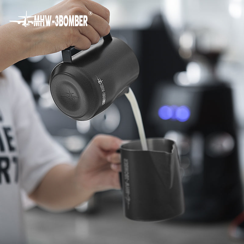 Turbo milk pitcher