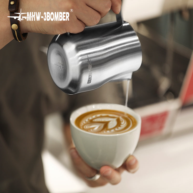 Turbo milk pitcher