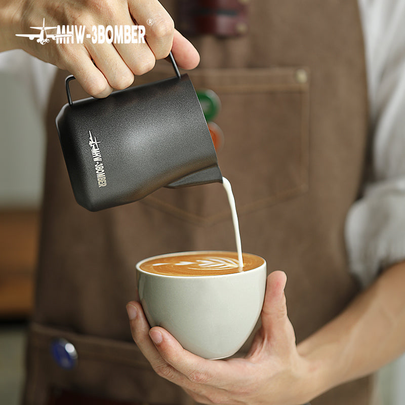 Turbo milk pitcher