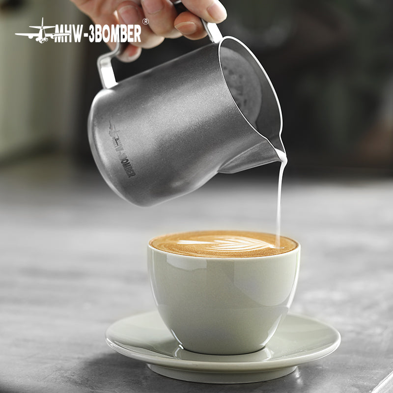 Turbo milk pitcher