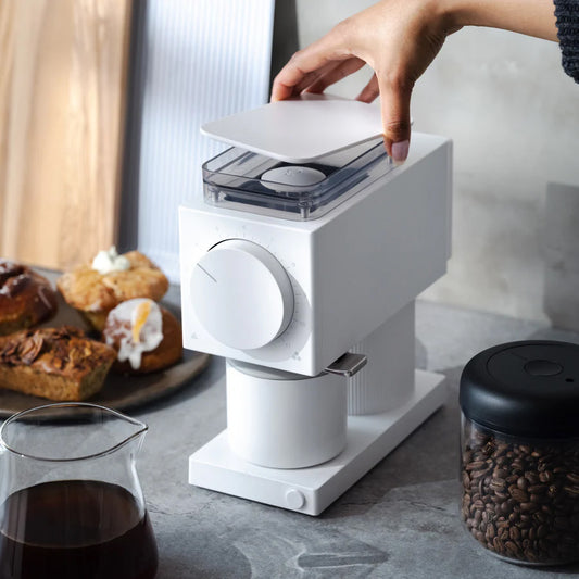 Fellow Ode Brew Coffee Grinder - White